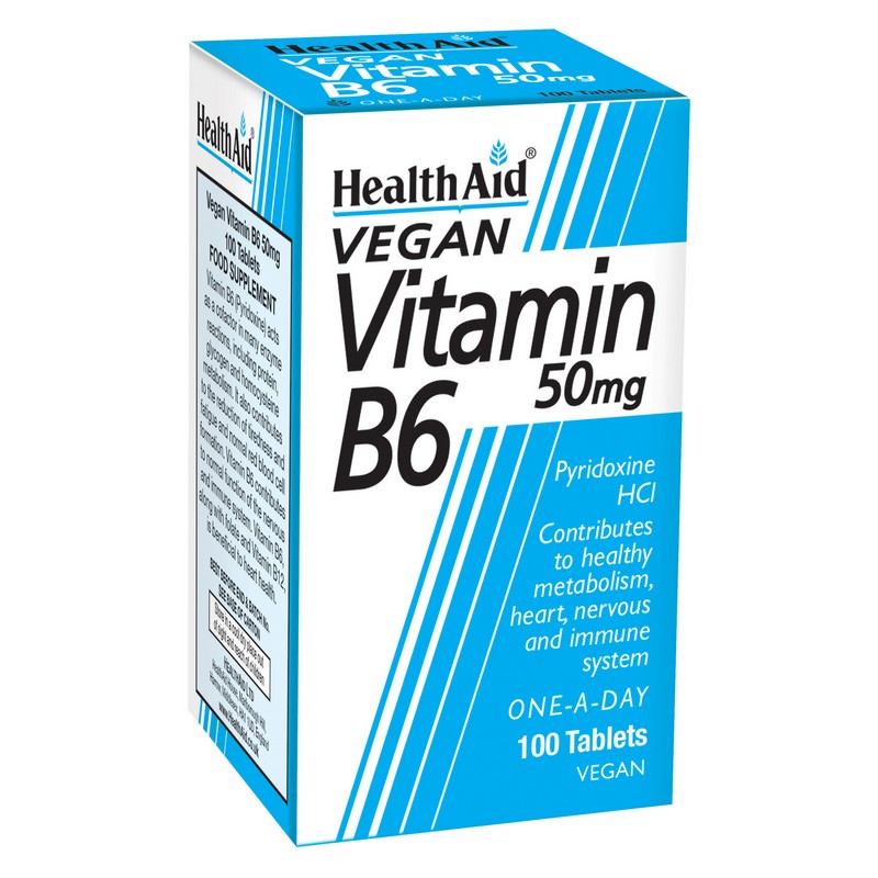 HLT VITAMIN B6 50 MG 100 TABS