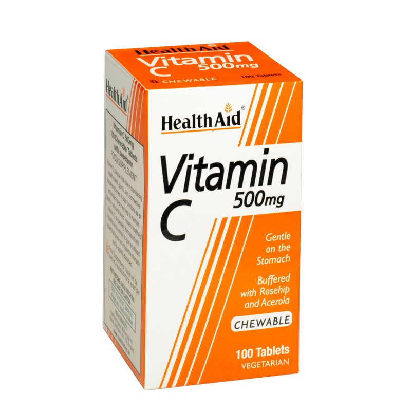 HLT VITAMIN C 500MG CHEW100,S