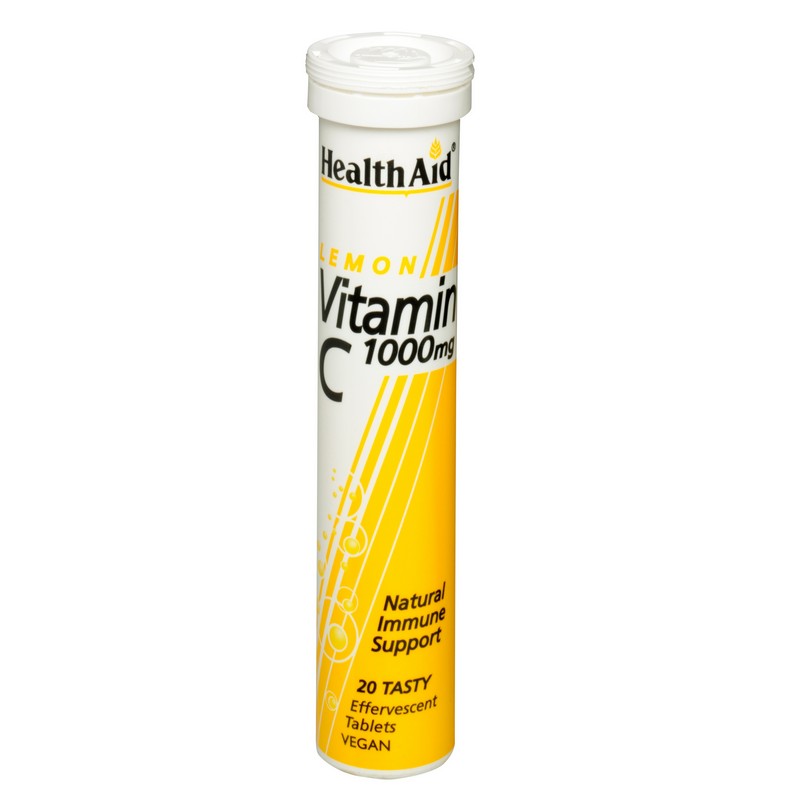 HLT VIT C 1000mg EFF LEMON TABS 20S