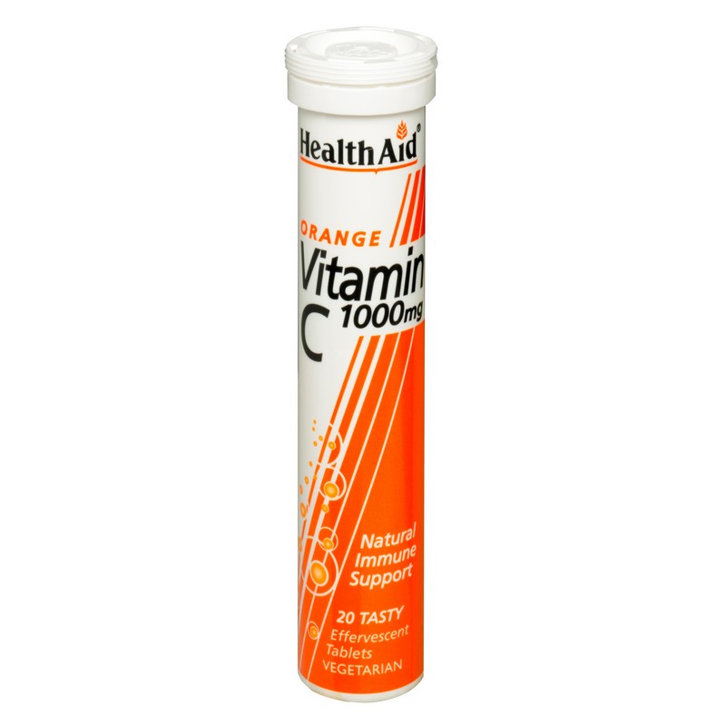 HLT VIT C 1000mg EFF ORANGE TABS 20S