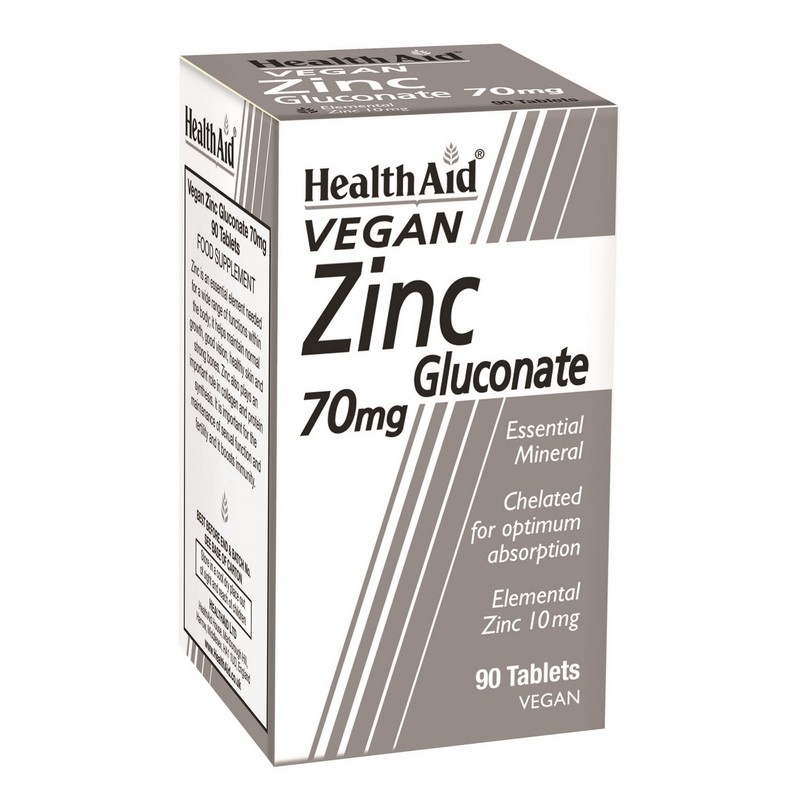 HLT ZINC GLUCONATE 70mg 90's