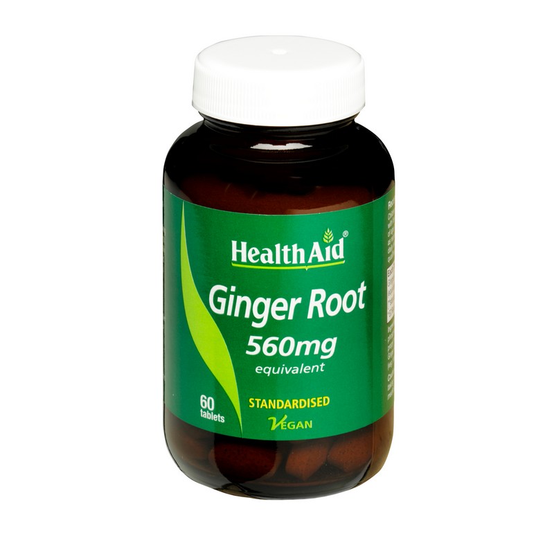 HLT GINGER ROOT 560MG 60 TABLET