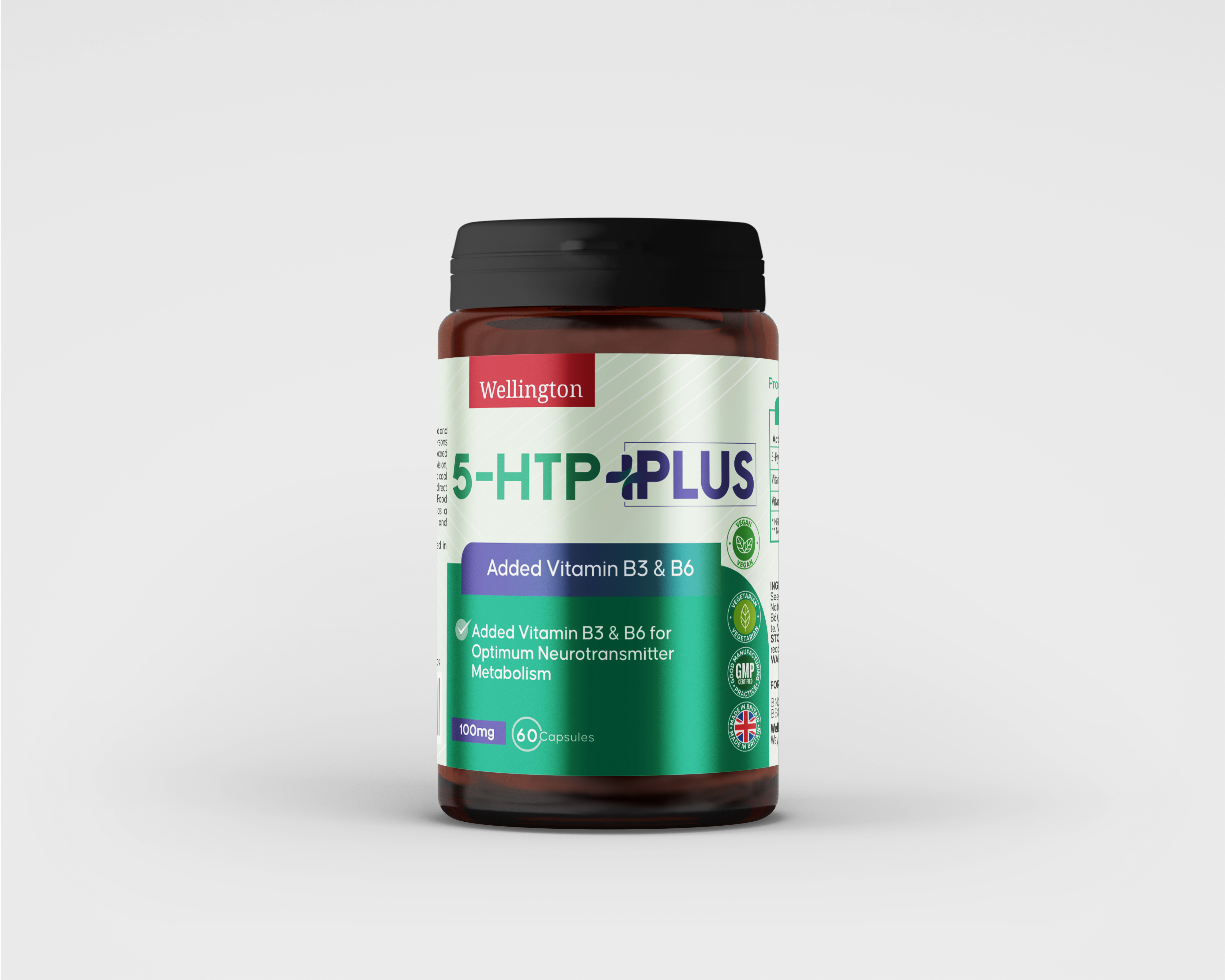 WLT 5-HTP PLUS (VIT B3+B6) 60 CAPS