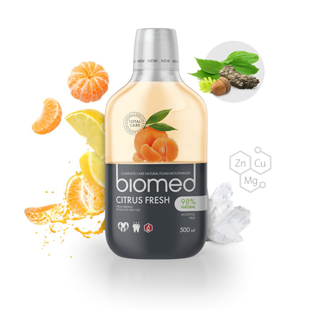 BIOMED CITRUS FRESH MOUTHWASH 250ML