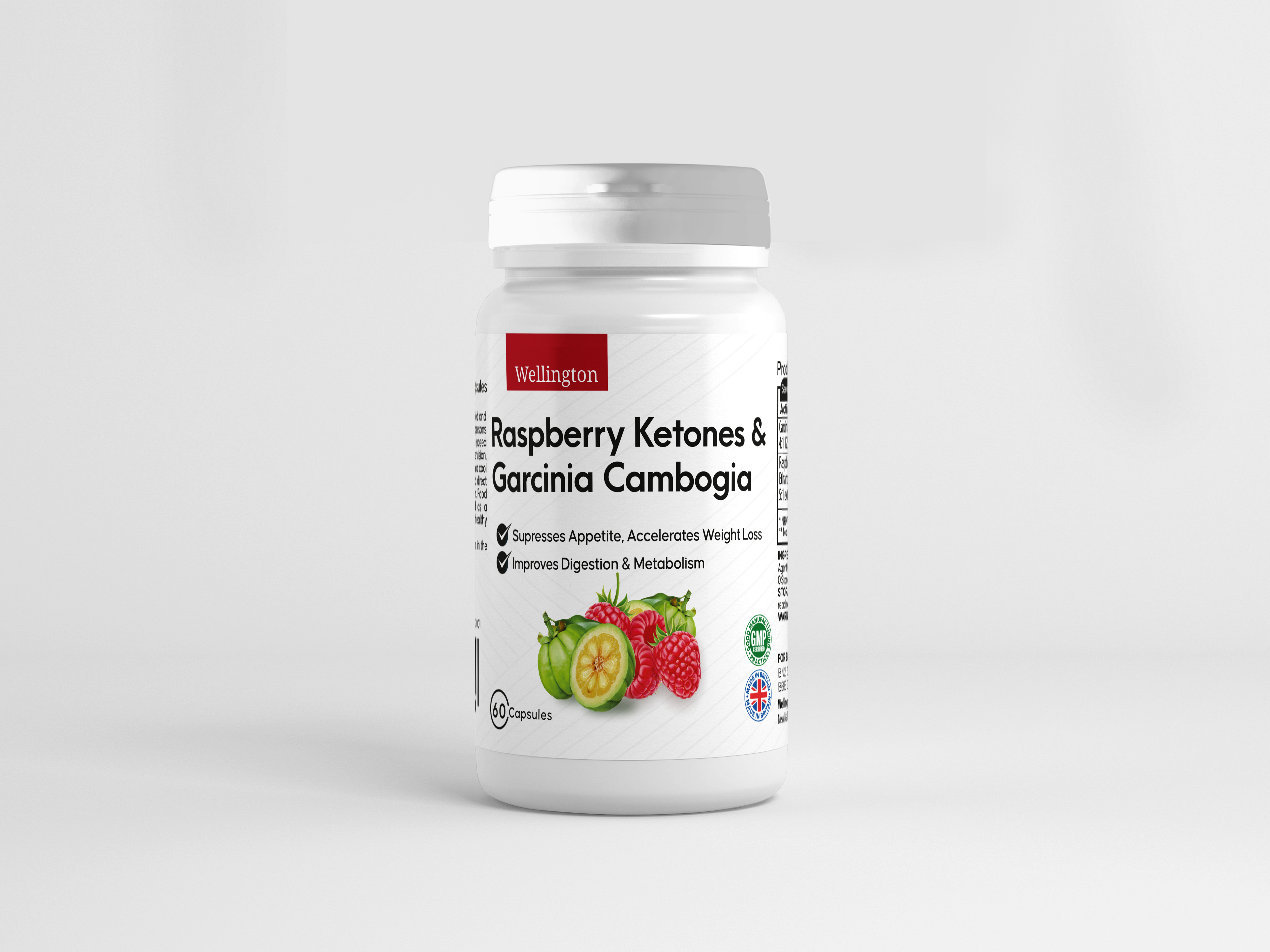 WLT RASPBERRY KETONES & GARCINIA CAMBOGIA 60 CAPS