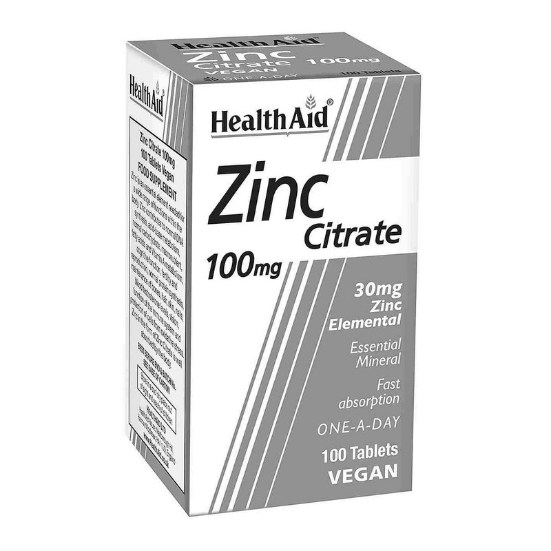 HLT ZINC CITRATE 100MG 100TAB