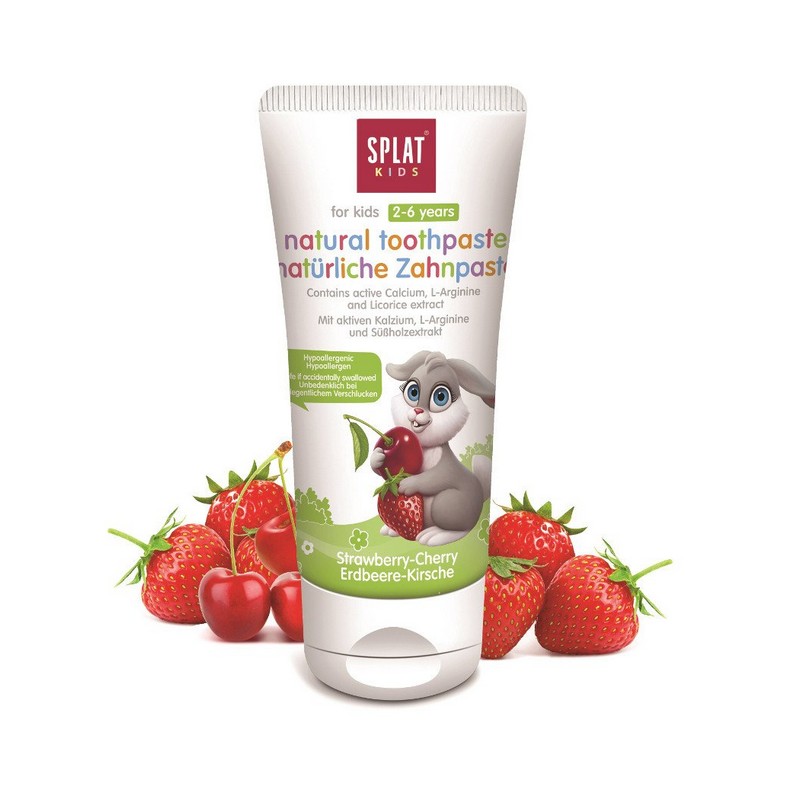 SPLAT KIDS 2-6 STRAWBERRY-CHERRY 50ML