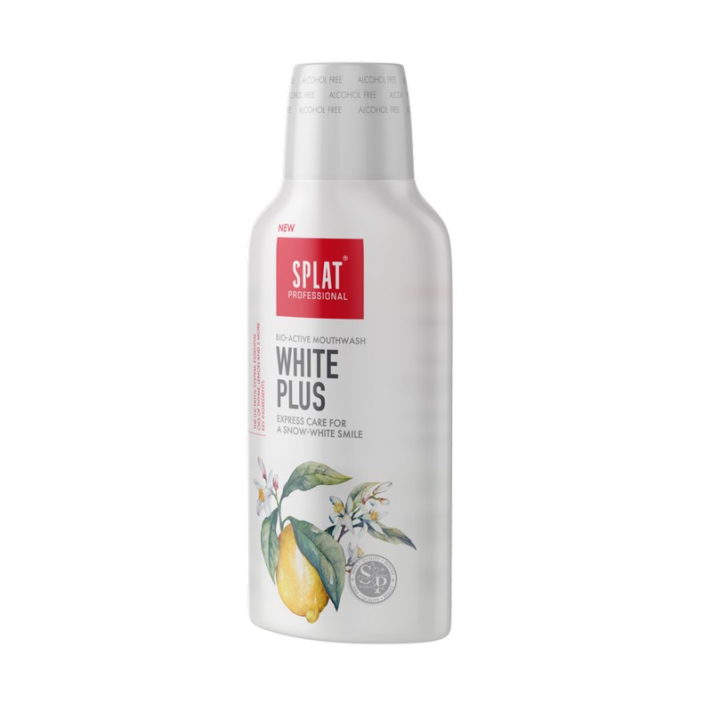 SPLAT WHITE PLUS MOUTHWASH 275ML